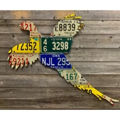 Iowa Pheasant License Plate Art - Your Premium Fishing Gear Store Rods Lines Baits Accessories^ Cheap