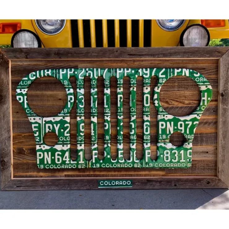 Jeep Grille License Plate Art - Your Premium Fishing Gear Store Rods Lines Baits Accessories^ Cheap