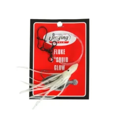 Jigging World Fluke Rig with 4" Squid - Your Premium Fishing Gear Store Rods Lines Baits Accessories^ Online