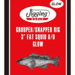 Jigging World Grouper/Snapper 3" Fat Squid Teaser Rigs - Your Premium Fishing Gear Store Rods Lines Baits Accessories^ Online