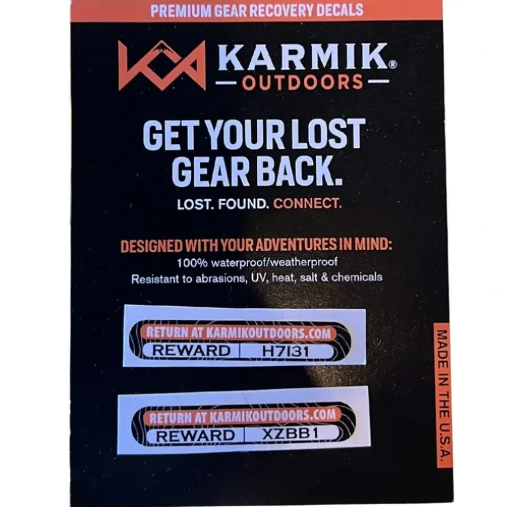 Karmik QR Code Decal Double - Your Premium Fishing Gear Store Rods Lines Baits Accessories^ Discount