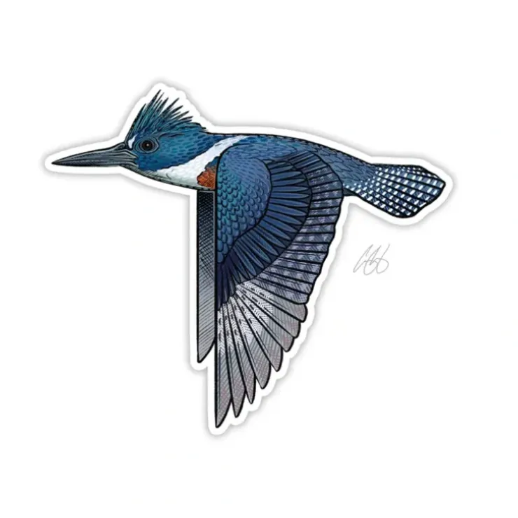 Kingfisher Sticker - Your Premium Fishing Gear Store Rods Lines Baits Accessories^ Online