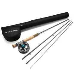 Lamson Liquid Max Fly Rod & Reel Outfit w/o Fly Line - Your Premium Fishing Gear Store Rods Lines Baits Accessories* Fishing Line