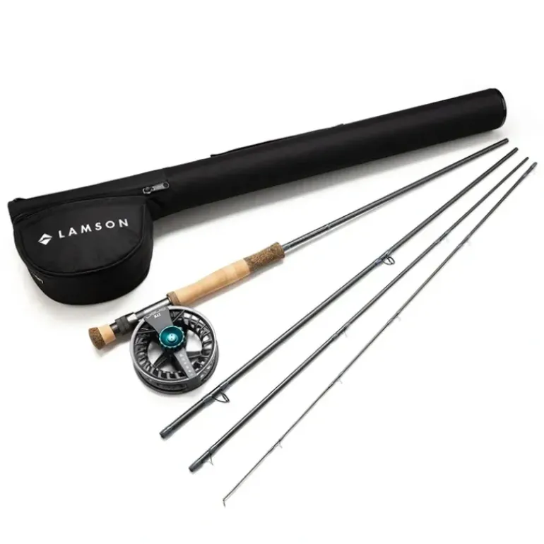 Lamson Liquid Max Fly Rod & Reel Outfit w/o Fly Line - Your Premium Fishing Gear Store Rods Lines Baits Accessories* Fishing Line