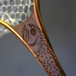 Little Dipper 12"x8" - Brook Trout Engraved - Natural Fly Fishing Traditional Landing Net - Your Premium Fishing Gear Store Rods Lines Baits Accessories* Fly Fishing
