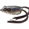 LiveTarget Frog Hollow Body Topwater Lure, 1 3/4", #1 Hook, 1/4 oz, Brown/Black - Your Premium Fishing Gear Store Rods Lines Baits Accessories* Bait