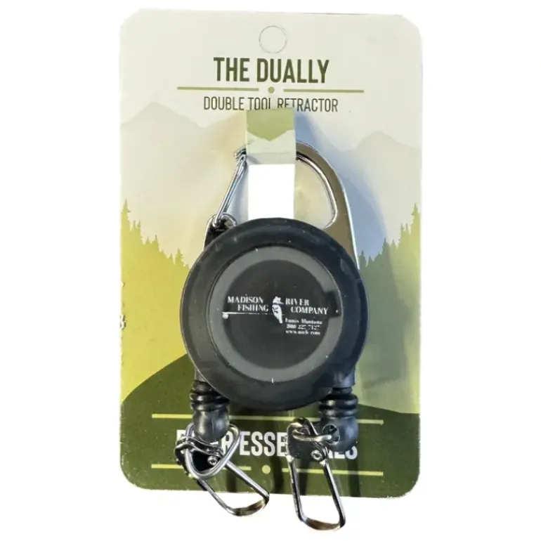 Logo Dually Double Retractor Black - Your Premium Fishing Gear Store Rods Lines Baits Accessories* Shop All
