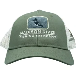 Logo Kingfisher Sideline Trucker Loden/Natural Soft Mesh - Your Premium Fishing Gear Store Rods Lines Baits Accessories* Fishing Line
