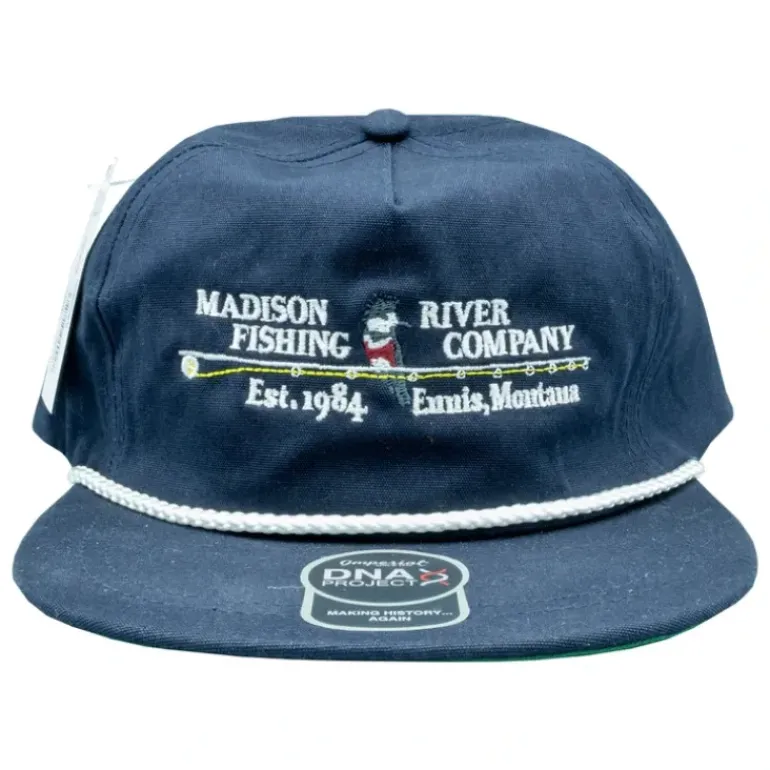 Logo The Original Rope Hat Navy/White - Your Premium Fishing Gear Store Rods Lines Baits Accessories* Shop All