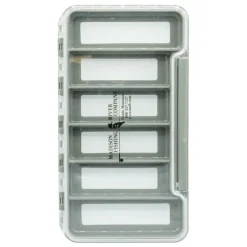 Logo Waterproof Clear Thin Fly Box 6 Magnetic Compartments - Your Premium Fishing Gear Store Rods Lines Baits Accessories* Fly Fishing