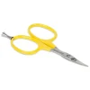 Loon Tungsten Carbide Curved Micro Tip Scissors Yellow w/Precision Peg - Your Premium Fishing Gear Store Rods Lines Baits Accessories* Fly Fishing