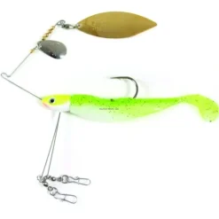 Lunker Lure Triple Play Spinnerbait, w/Shad Tail - Your Premium Fishing Gear Store Rods Lines Baits Accessories^ Cheap