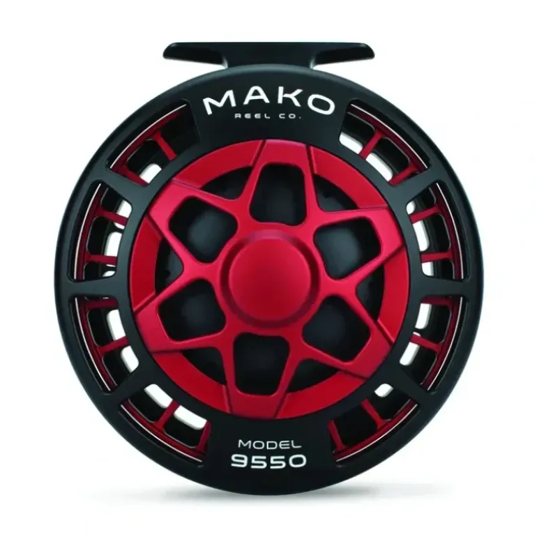 Mako 9550-1012 Inshore Fly Reel Matte Red Left Hand - Your Premium Fishing Gear Store Rods Lines Baits Accessories* Fishing Line