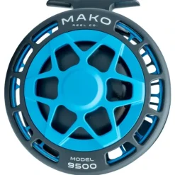 Mako 9500-810 Inshore Fly Reel Matte Turquoise on Black Left Hand - Your Premium Fishing Gear Store Rods Lines Baits Accessories* Fishing Line