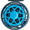 Mako 9500-810 Inshore Fly Reel Matte Turquoise on Black Right Hand - Your Premium Fishing Gear Store Rods Lines Baits Accessories* Fishing Line