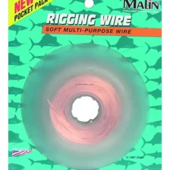 Malin Premium Soft Copper Rigging Wire, .020 Dia., 30#, 200 ft Dispenser - Your Premium Fishing Gear Store Rods Lines Baits Accessories* Bait