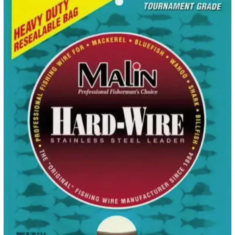 Malin Stainless Steel 42 Feet Wire 278 Pound .035 Diameter - Your Premium Fishing Gear Store Rods Lines Baits Accessories* Shop All