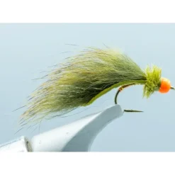 Mayer's Hot Head Mini Leech Olive #14 - Your Premium Fishing Gear Store Rods Lines Baits Accessories* Fly Fishing