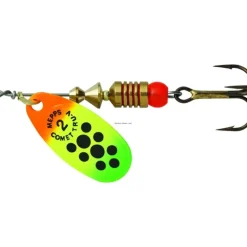 Mepps Comet TRU-V In-Line Spinner, 2-1/2", 1/6 oz, Firetiger & Black Dots - Your Premium Fishing Gear Store Rods Lines Baits Accessories* Bait