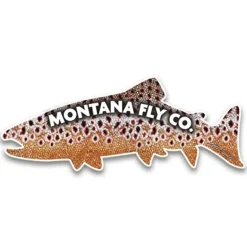 MFC Die Cut Fish Sticker - Sundell's Brown Trout Skin (6in. X 2.25in.) - Your Premium Fishing Gear Store Rods Lines Baits Accessories* Shop All