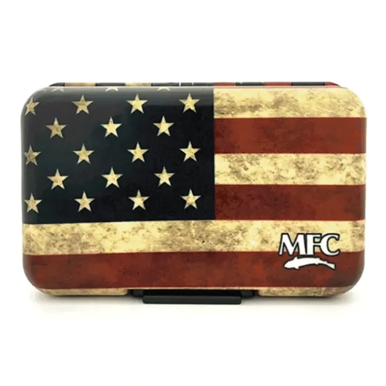 MFC Fly Box - Poly (Optional Leaf) American Pride - Your Premium Fishing Gear Store Rods Lines Baits Accessories* Fly Fishing
