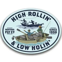 MFC Oval Sticker - Low Holin' (4.5in. X 3.5in.) - Your Premium Fishing Gear Store Rods Lines Baits Accessories* Shop All