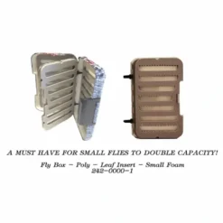MFC Poly Box Leaf Insert- Small - Your Premium Fishing Gear Store Rods Lines Baits Accessories* Fly Fishing