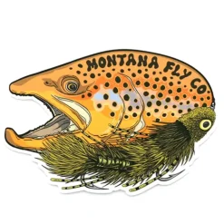 MFC Signature Sticker - Brown and Dungeon (5in. X 3.5in.) - Your Premium Fishing Gear Store Rods Lines Baits Accessories* Shop All