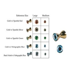 MFC Sparkle Dumbbell Eyes - Your Premium Fishing Gear Store Rods Lines Baits Accessories* Shop All