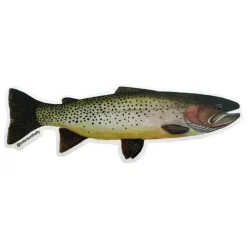 Mike Pepper "Colors on the Fly" 6" Cutthroat Trout Sticker - Your Premium Fishing Gear Store Rods Lines Baits Accessories* Fly Fishing