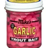Mike's Garlic Salmon Eggs Pink 1.1 oz Jar - Your Premium Fishing Gear Store Rods Lines Baits Accessories* Shop All