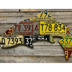 Minnesota Trout Antique License Plate Art - Your Premium Fishing Gear Store Rods Lines Baits Accessories* Shop All
