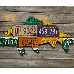 Mixed Midwestern Carp License Plate Art - Your Premium Fishing Gear Store Rods Lines Baits Accessories* Shop All