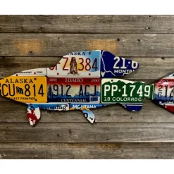 Mixed Western Grayling License Plate Art - Your Premium Fishing Gear Store Rods Lines Baits Accessories* Shop All