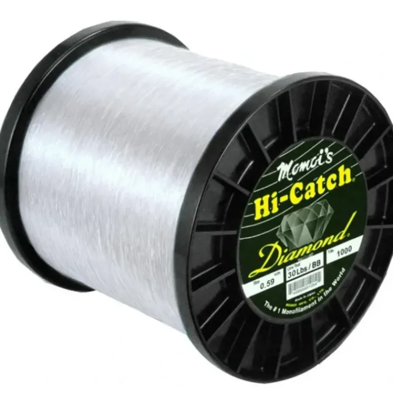 Momoi Hi-Catch Nylon Monofilament Line - 5 lb Spool - 50 lb Test - 5600 yd - Clear - Your Premium Fishing Gear Store Rods Lines Baits Accessories* Fishing Line
