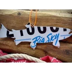 Montana Big Sky Bow Trout License Plate Christmas Ornament - Your Premium Fishing Gear Store Rods Lines Baits Accessories* Fishing Line