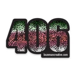 406 Montana Rainbow Trout Sticker - Your Premium Fishing Gear Store Rods Lines Baits Accessories^ Store