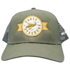 MTS Logo Industrial Mesh Hat Dark Olive/Grey - Your Premium Fishing Gear Store Rods Lines Baits Accessories* Shop All