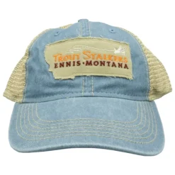 MTS Logo Legend Trucker Cap Steel/Khaki - Your Premium Fishing Gear Store Rods Lines Baits Accessories* Shop All