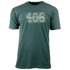 MTS Logo 406 Montana S/S T-Shirt Heather Forest - Your Premium Fishing Gear Store Rods Lines Baits Accessories* Shop All
