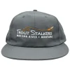 MTS Logo The Backwoods Flat Bill Performance Cap Dark Grey - Your Premium Fishing Gear Store Rods Lines Baits Accessories* Shop All