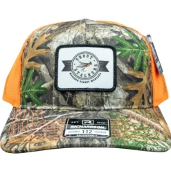MTS Stamp Logo 112 Realtree Edge/Neon Orange Trucker - Your Premium Fishing Gear Store Rods Lines Baits Accessories* Shop All