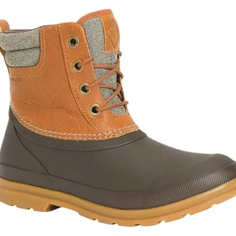 Muck ODLW-902 Women's Originals Duck Lace Tan/Dark Brown Size 11 - Your Premium Fishing Gear Store Rods Lines Baits Accessories* Shop All