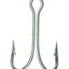 Mustad Classic Double Hook, Size 3/0, Open Shank, Nickel - Your Premium Fishing Gear Store Rods Lines Baits Accessories* Shop All