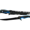 Mustad Fillet Knife, Ergonomic Handle, Teflon 420 SS Blade, w/Sheath 9", Blue - Your Premium Fishing Gear Store Rods Lines Baits Accessories* Shop All