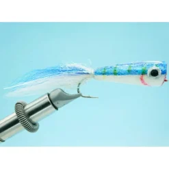 Mylar Popper Blue/White #2/0 - Your Premium Fishing Gear Store Rods Lines Baits Accessories* Bait