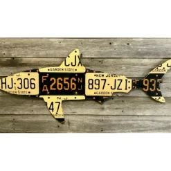 New Jersey Shark License Plate Art - Your Premium Fishing Gear Store Rods Lines Baits Accessories* Shop All