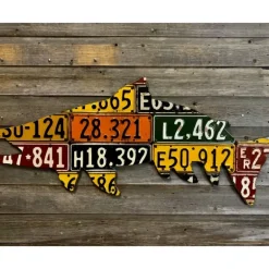 New Zealand Brown Trout License Plate Art - Your Premium Fishing Gear Store Rods Lines Baits Accessories* Shop All