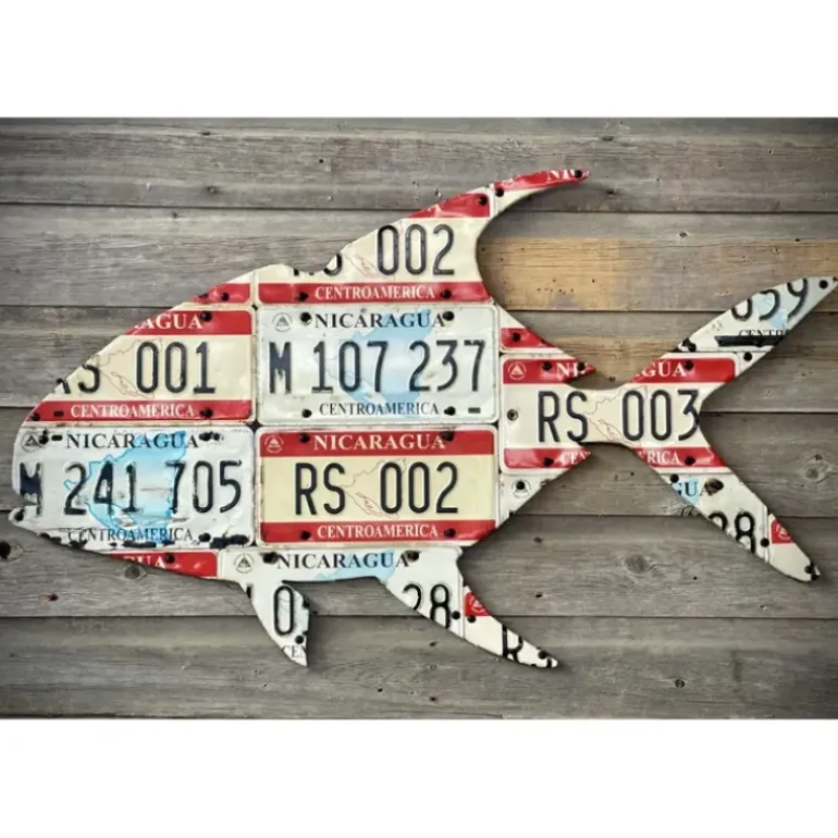 Nicaragua Permit License Plate Art - Your Premium Fishing Gear Store Rods Lines Baits Accessories* Shop All