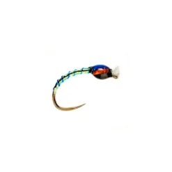 Oil Slick Buzzer Opal & Red Beadhead - Your Premium Fishing Gear Store Rods Lines Baits Accessories* Fly Fishing